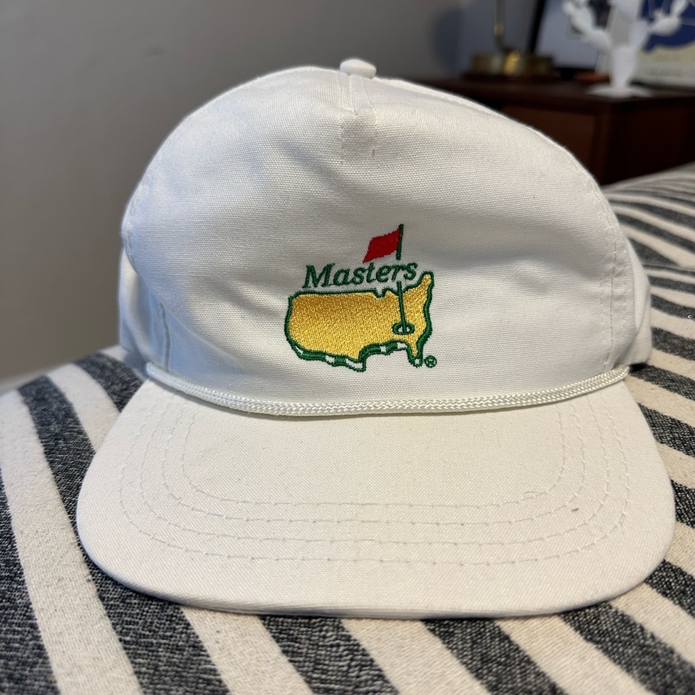 Vintage Masters Golf Snapback Rope Hat